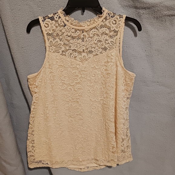 🌷🌷 Illusion Neckline High Neck Blouse - Picture 1 of 6